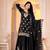 Designer sharara suit with sequence and embroidered work