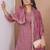 Designer sharara suit with sequence and embroidered work