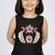 Black south indian embrodairy pattu pavadai silk blend readymade lehenga choli dress for kids