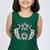 Green south indian embrodairy pattu pavadai silk blend readymade lehenga choli dress for kids