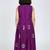 Purple south indian embrodairy pattu pavadai silk blend readymade lehenga choli dress for kids