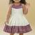 Purple south indian readymade traditional pattu pavadai jacquard frock dress for baby girls