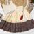 Off-white south indian traditional pattu pavadai silk blend readymade lehenga choli dress for girl's