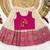 Pink girls south indian pattu pavadai | traditional jacquard silk lehenga choli set