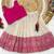 Pink girls south indian pattu pavadai | traditional jacquard silk lehenga choli set