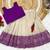 Purple girls south indian pattu pavadai | traditional jacquard silk lehenga choli set