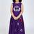 Jambali south indian embrodairy pattu pavadai silk blend readymade lehenga choli dress for kids