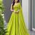 Green Mirror Navratri Lehnega Choli With Dupatta