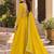Royal Mustard Yellow Embroidered Antalkali Suit