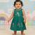 Rama south indian traditional pattu pavadai tapeta silk embrodairy frock dress