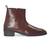 Brown serpente leather boots