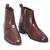 Brown serpente leather boots