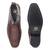Brown serpente leather boots
