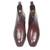 Brown serpente leather boots