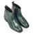 Green serpente leather boots