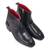 Black suede leather boots