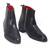 Black suede leather boots