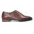 Tan brown leather wholecut shoes