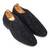 Black riviera glamorous velvet wholecut shoes