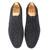 Black riviera glamorous velvet wholecut shoes