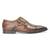 Tan brown wellington patina leather monkstraps
