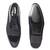 Black patent velvet leather oxfords