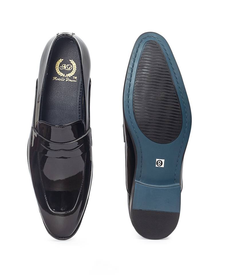 Patent black synthetic slipons