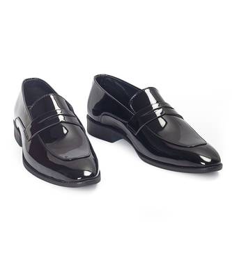 Patent black synthetic slipons 4