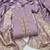 lavender unstitched beads work with woven dupatta salsa dress material