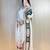 Designer sequence embroidered kaftaan with pant and dupatta