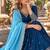 Navy Vichitra Readymade Navratri Lehenga Choli with Embroidery & Sequence Work