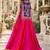 Pink&Violet Cotton Readymade Navratri Lehenga Choli with Thread & Sequence Work