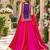 Pink&Violet Cotton Readymade Navratri Lehenga Choli with Thread & Sequence Work