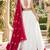 White&Rani Cotton Readymade Navratri Lehenga Choli with Embroidery & Thread Work