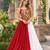 Red&White Cotton Readymade Navratri Lehenga Choli with Mirror & Gamthi Work