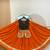 Orange&Black Cotton Readymade Navratri Lehenga Choli with Embroidery & Sequence Work