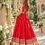 Orange Georgette Readymade Navratri Lehenga Choli with Mirror & Sequence Work