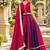 Magenta&Purple Cotton Readymade Navratri Lehenga Choli with Sequence Work