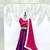 Magenta&Purple Cotton Readymade Navratri Lehenga Choli with Sequence Work