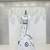 White Cotton Readymade Navratri Lehenga Choli with Thread Work