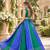 Emerald&Blue Cotton Readymade Navratri Lehenga Choli with Embroidery & Sequence Work