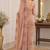 Women premium fandy satin floral diamond jarkan embroidery saree