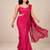 crush silk blend saree with premium sequence embellished blouse