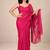 crush silk blend saree with premium sequence embellished blouse