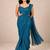 crush silk blend premium partywear saree with sequence blouse