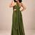 crush silk blend fancy partywear saree with sequence embellished blouse