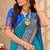 festive silk blend saree crafted with elegant woven borders and a beautifully matching blouse