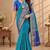 festive silk blend saree crafted with elegant woven borders and a beautifully matching blouse