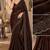 Fandy satin fabric saree featuring all-over intricate jarkan work