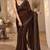 Fandy satin fabric saree featuring all-over intricate jarkan work